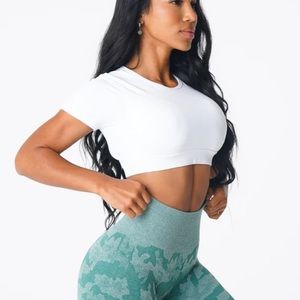 NVGTN Black Open Back Tee